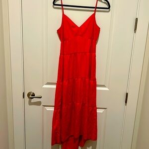 Bcbgmaxazira Red Spaghetti strap dress